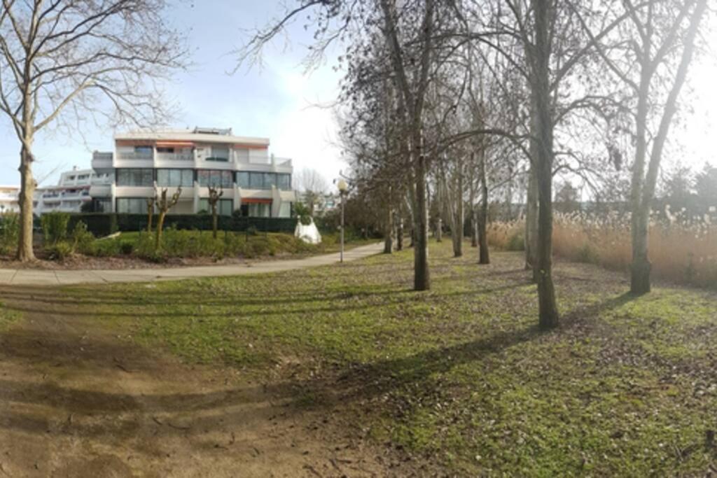 T2 Qaurtier Couchant, Vue Parc, Au Calme, A 5 Min De La Plage 拉格朗德默特 外观 照片